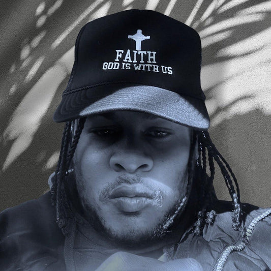 FAITH GOD IS WITH US Season 2 Black Trucker Hat - Faith God is with us